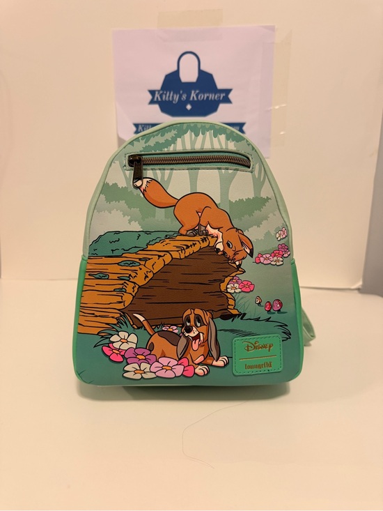 Disney Handbags - NWT Disney Loungefly Fox and the Hound Backpack - Mint Green
